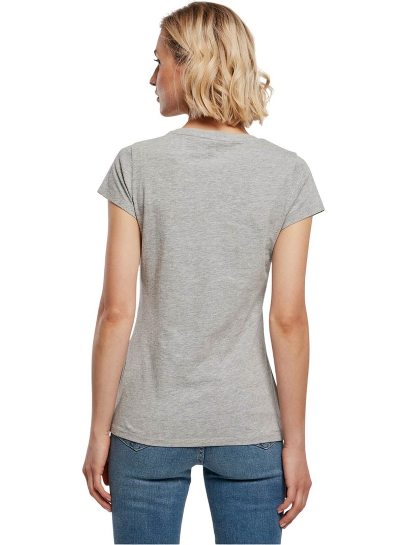 Build Your Brand - T-shirt BASIC Gris chiné - Kiabi
