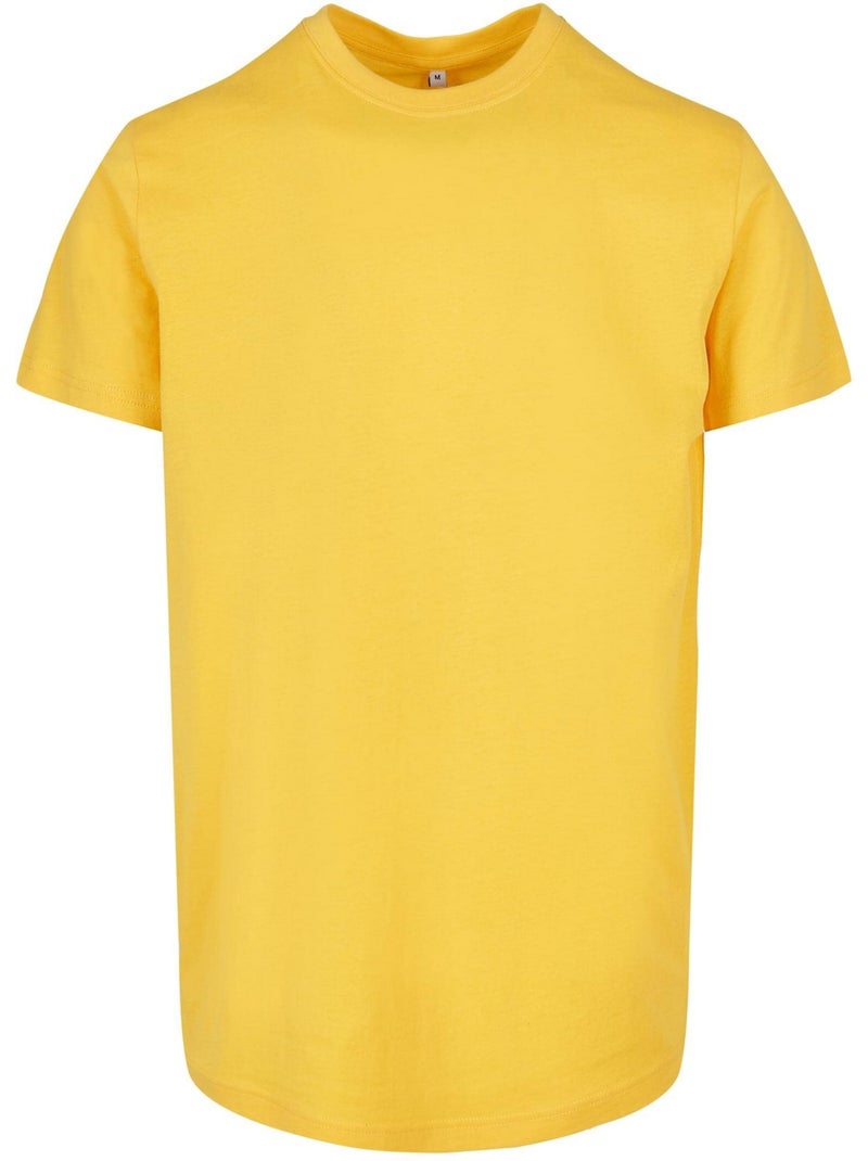 Build Your Brand - T-shirt BASIC Jaune - Kiabi