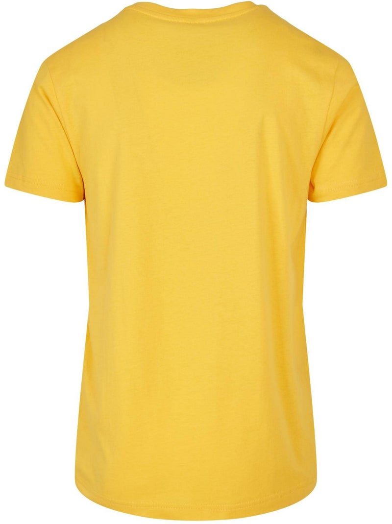 Build Your Brand - T-shirt BASIC Jaune - Kiabi