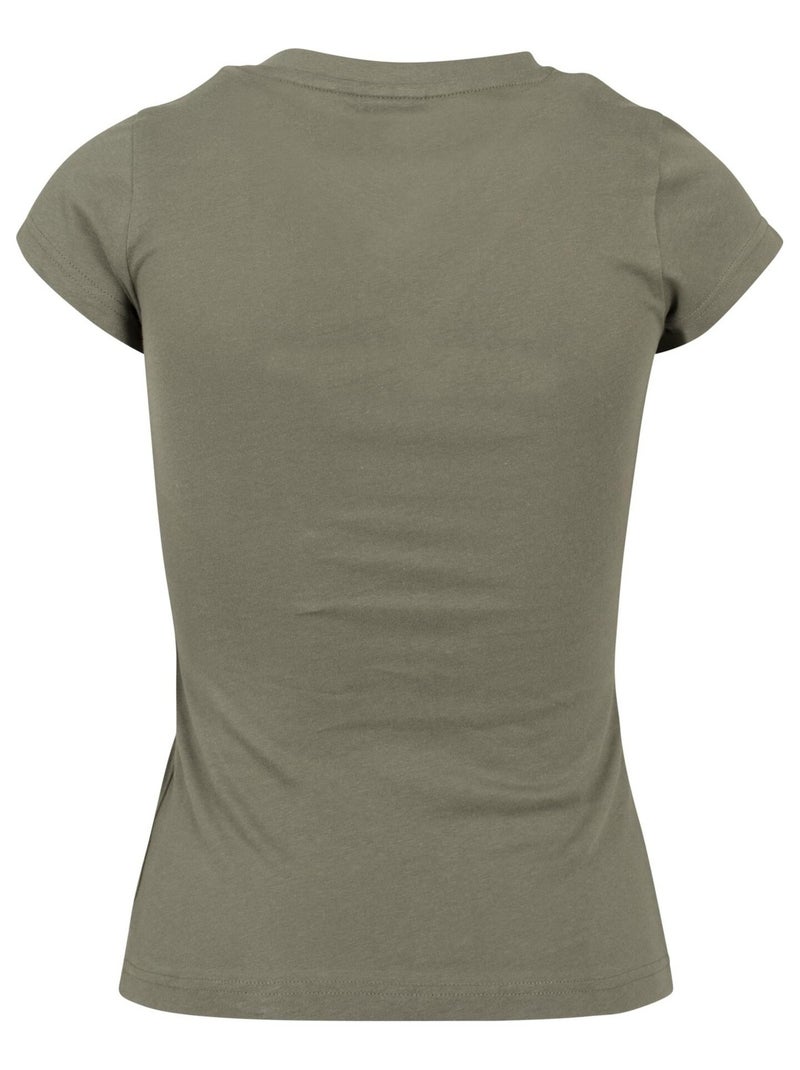 Build Your Brand - T-shirt BASIC Vert olive - Kiabi
