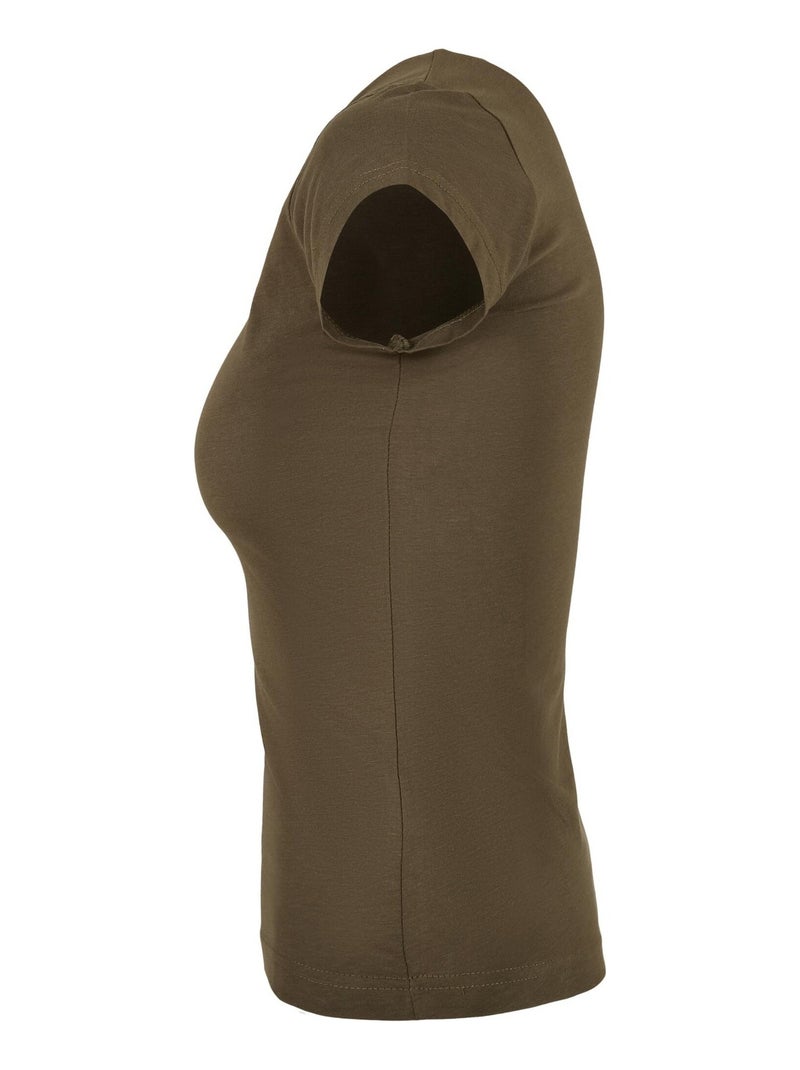 Build Your Brand - T-shirt BASIC Vert olive - Kiabi