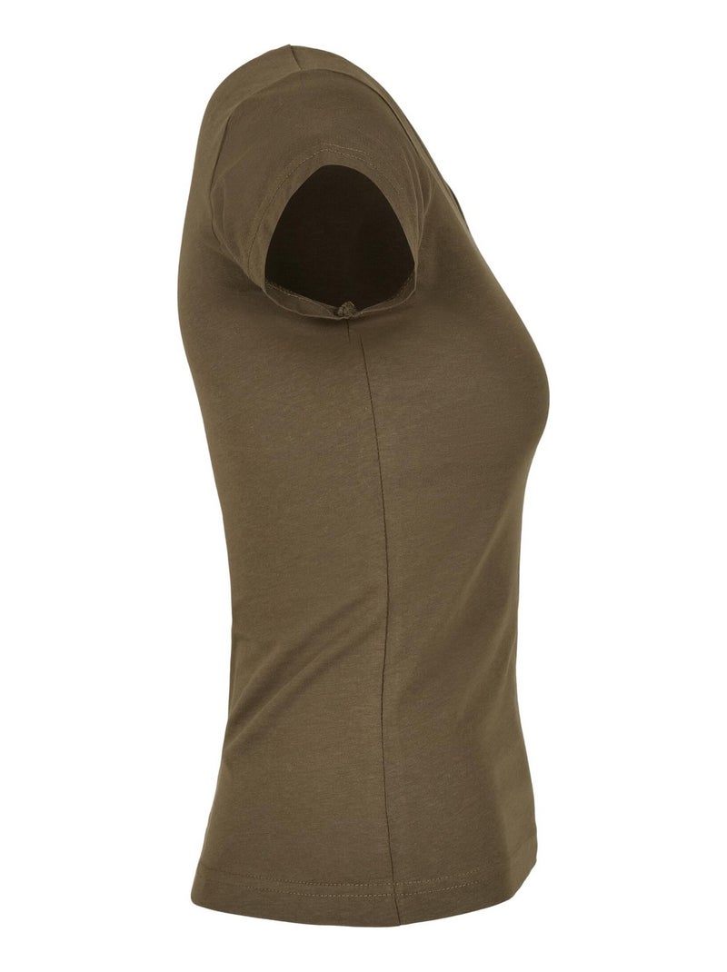 Build Your Brand - T-shirt BASIC Vert olive - Kiabi