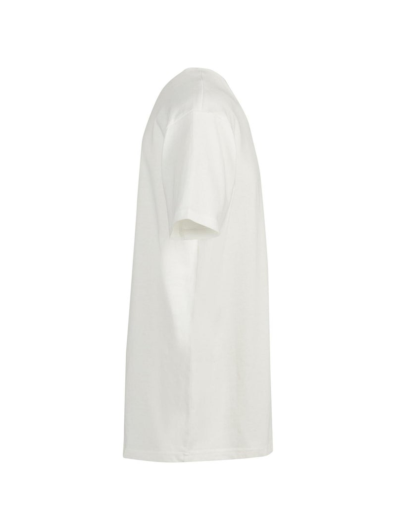 Build Your Brand - T-shirt Blanc Blanc - Kiabi