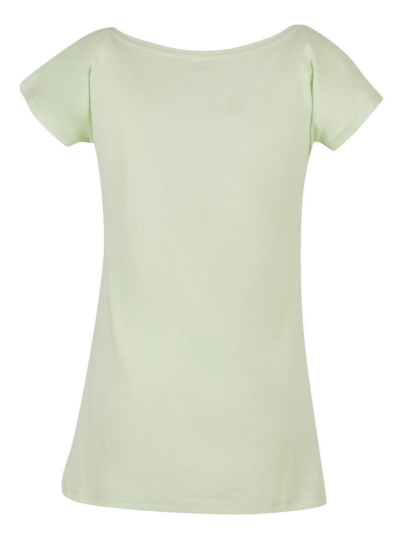 Build Your Brand - T-shirt Blanc Vert clair Gris - Kiabi