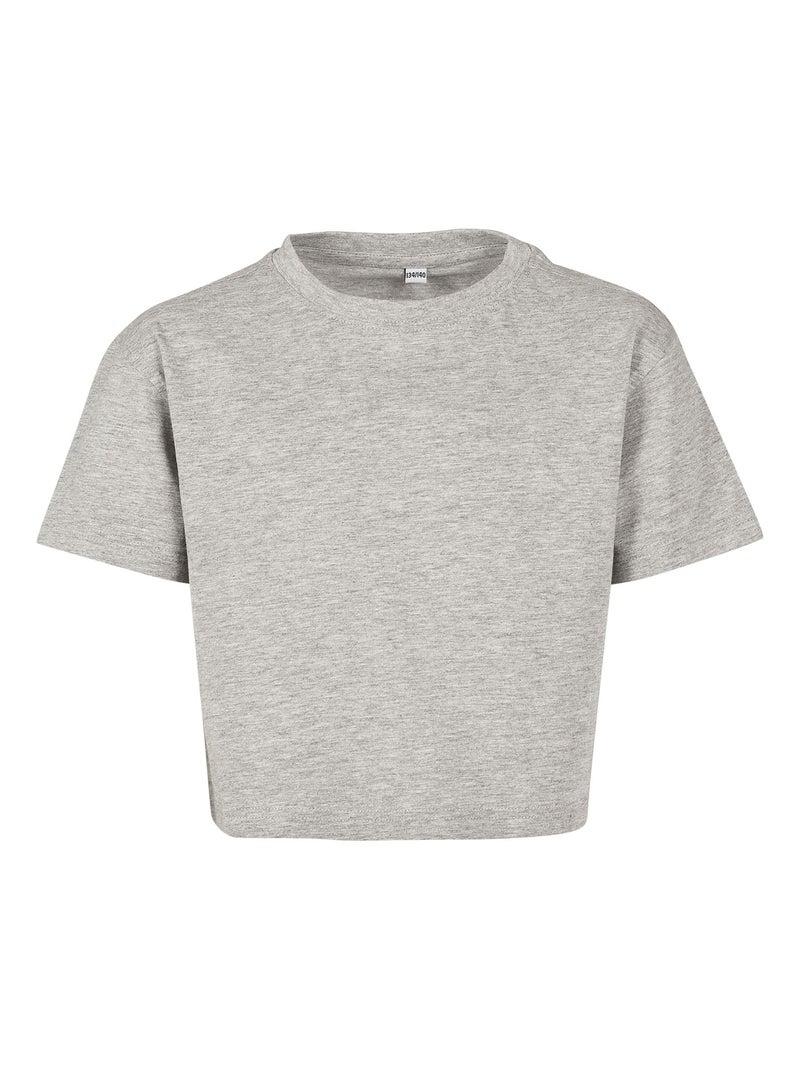 Build Your Brand - T-shirt court Gris chiné - Kiabi