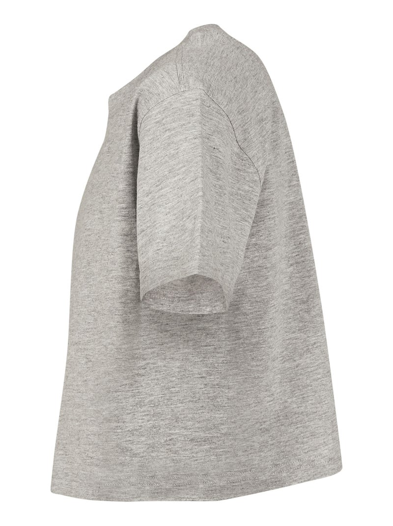 Build Your Brand - T-shirt court Gris chiné - Kiabi