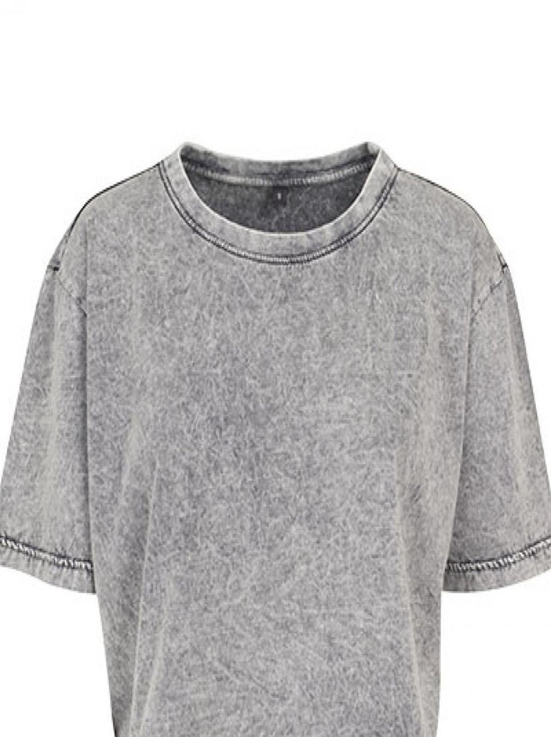 Build Your Brand - T-shirt court Gris Noir - Kiabi