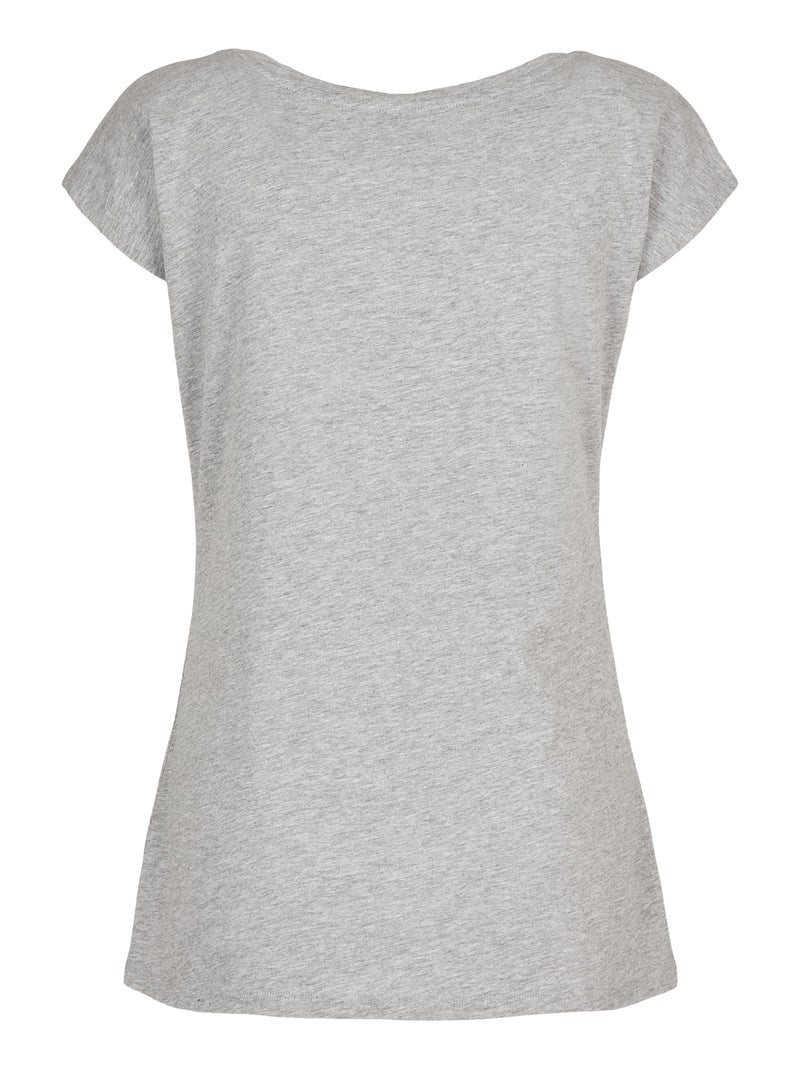 Build Your Brand - T-shirt Gris chiné - Kiabi