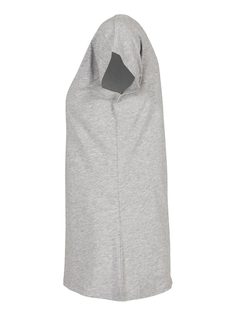 Build Your Brand - T-shirt Gris chiné - Kiabi