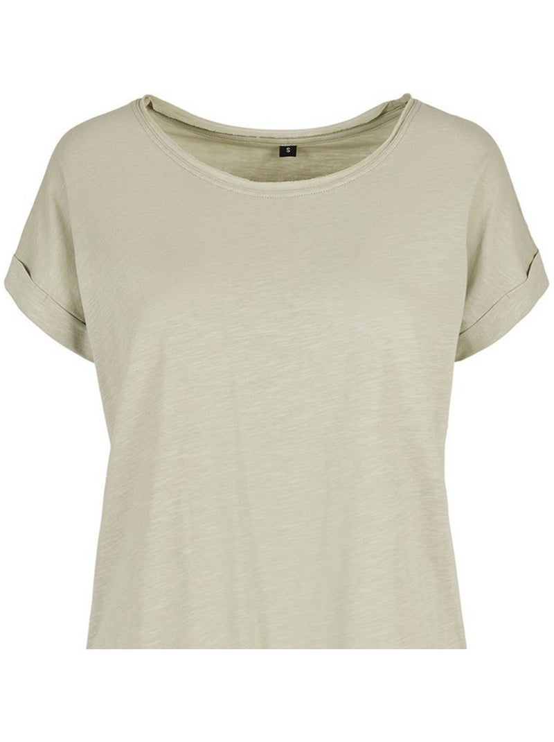 Build Your Brand - T-shirt Gris Vert Gris - Kiabi