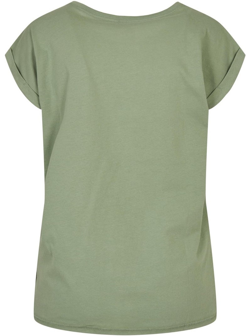Build Your Brand - T-shirt Gris Vert Gris - Kiabi