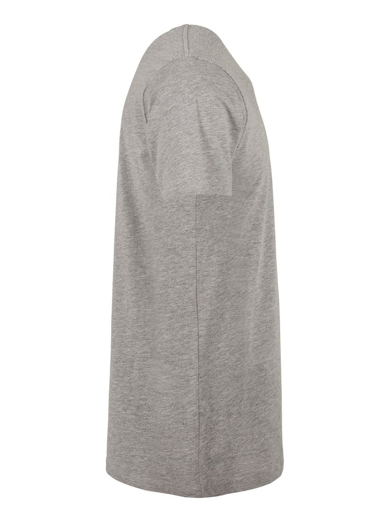 Build Your Brand - T-shirt LIGHT Gris chiné - Kiabi