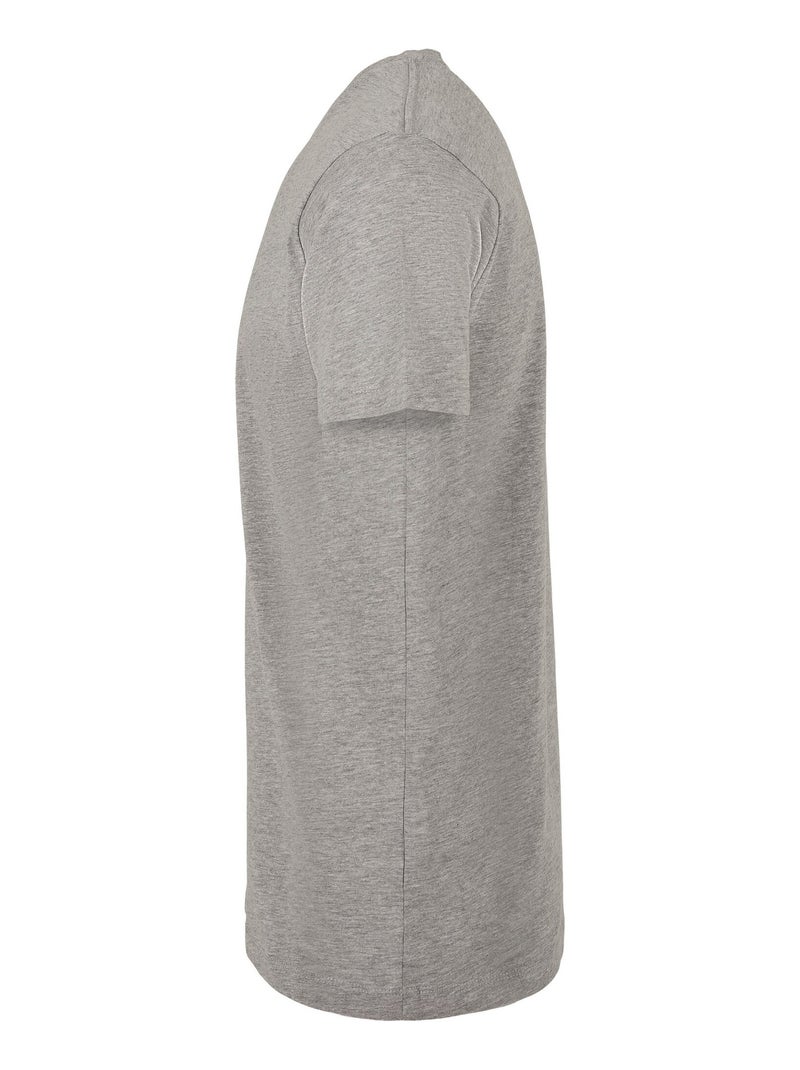 Build Your Brand - T-shirt LIGHT Gris chiné - Kiabi