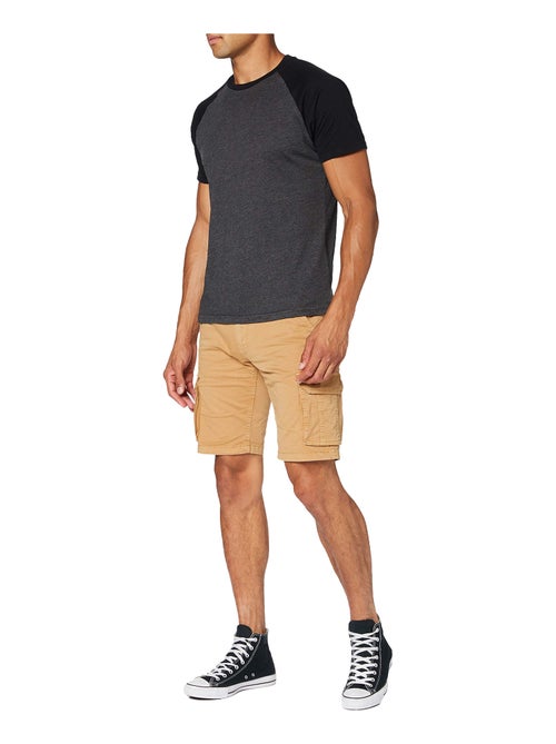 Build Your Brand - T-shirt manches contrastées - Kiabi