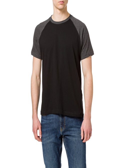 Build Your Brand - T-shirt manches contrastées - Kiabi