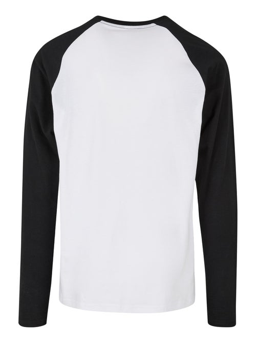 Build Your Brand - T-shirt manches longues motif/style Contrasté - Kiabi