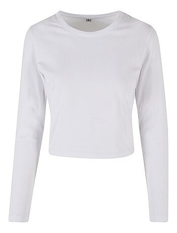 Build Your Brand - T-shirt manches longues motif/style Courte