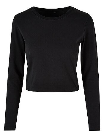 Build Your Brand - T-shirt manches longues motif/style Courte