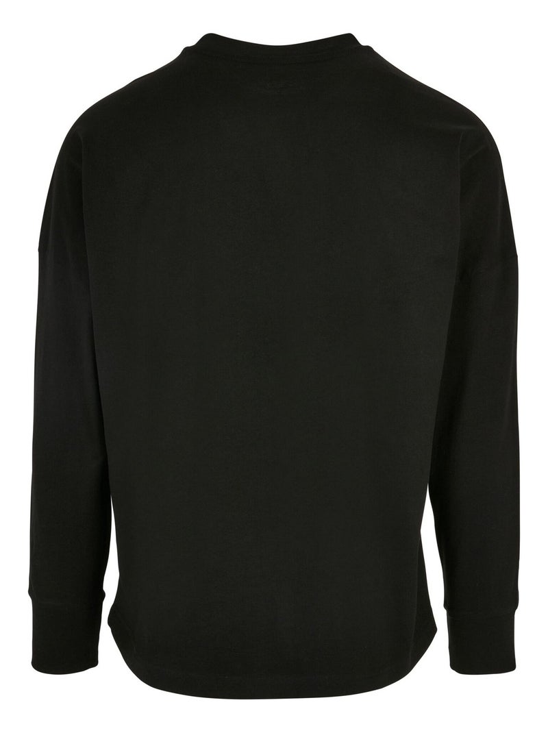 Build Your Brand - T-shirt manches longues Noir - Kiabi