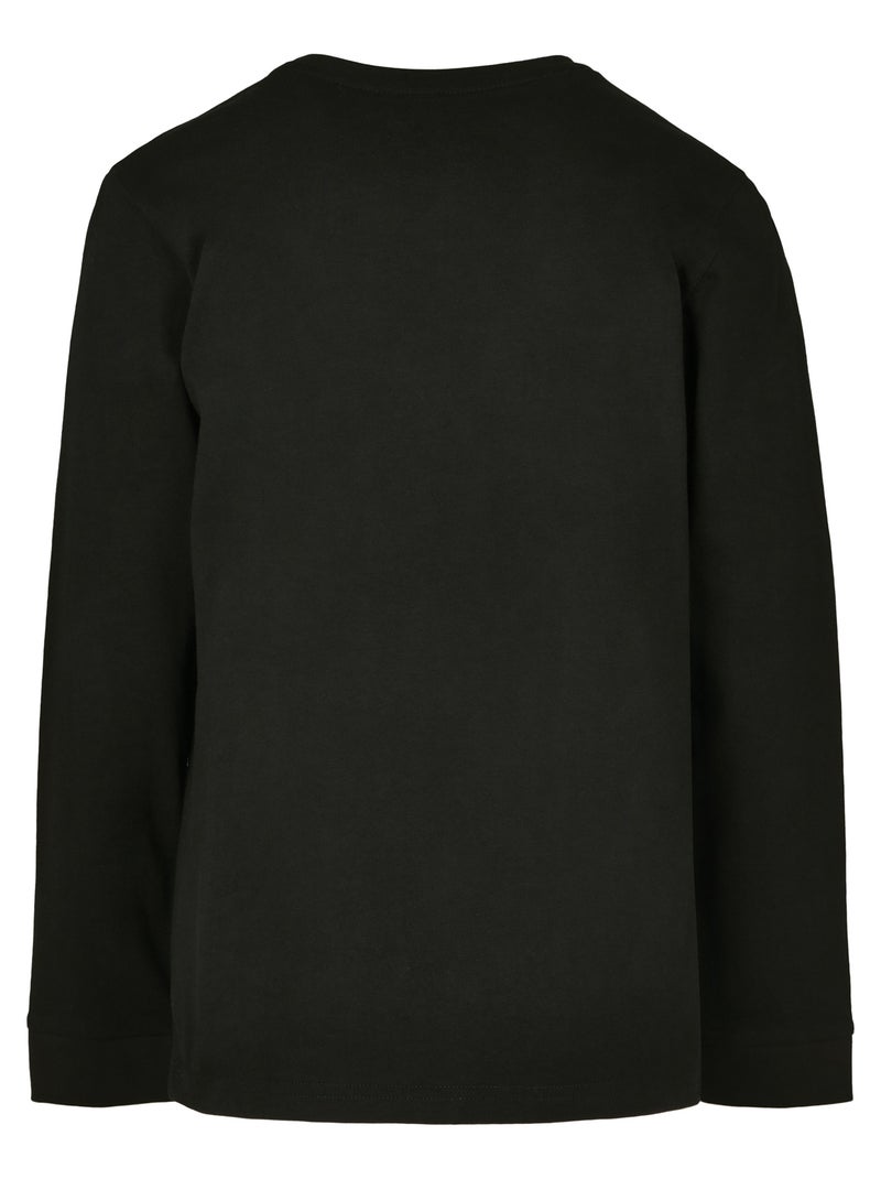 Build Your Brand - T-shirt manches longues Noir - Kiabi