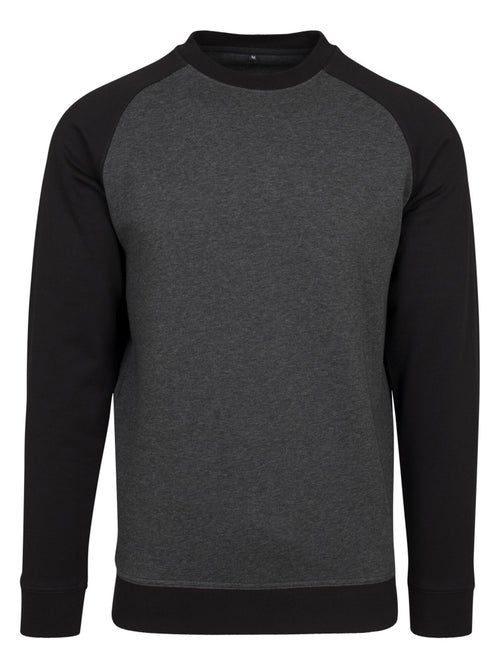 Build Your Brand - T-shirt manches raglan - Kiabi