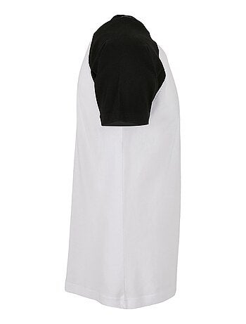 Build Your Brand - T-shirt manches raglan motif/style Contrasté