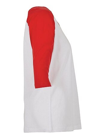 Build Your Brand - T-shirt manches raglan motif/style Contrasté