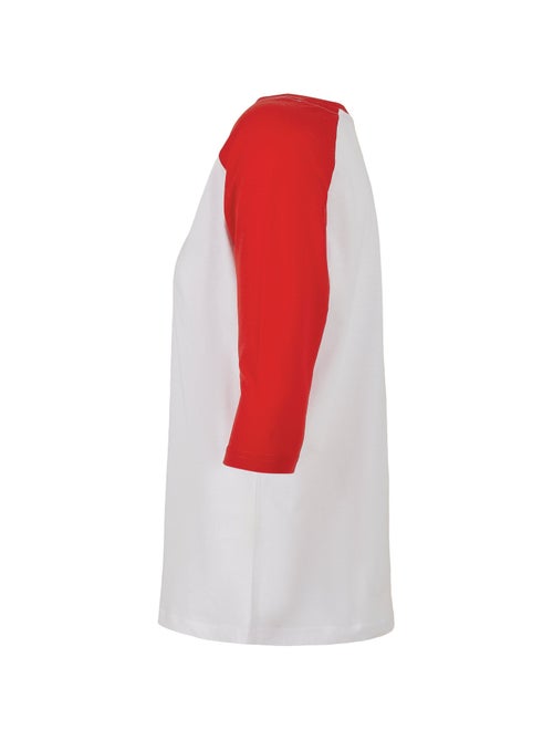 Build Your Brand - T-shirt manches raglan motif/style Contrasté - Kiabi