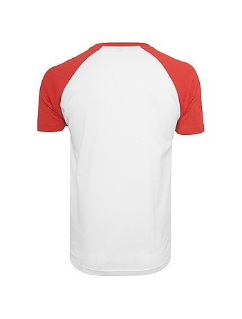 Build Your Brand - T-shirt manches raglan motif/style Contrasté
