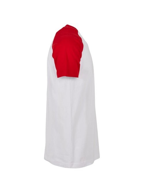 Build Your Brand - T-shirt manches raglan motif/style Contrasté - Kiabi