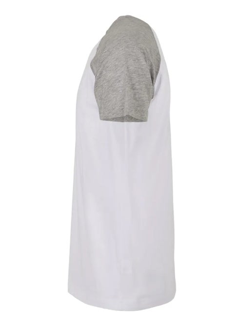 Build Your Brand - T-shirt manches raglan motif/style Contrasté - Kiabi