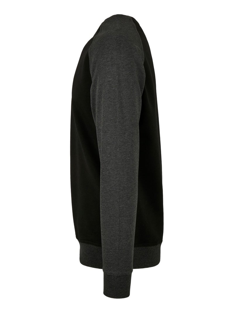 Build Your Brand - T-shirt manches raglan Noir - Kiabi
