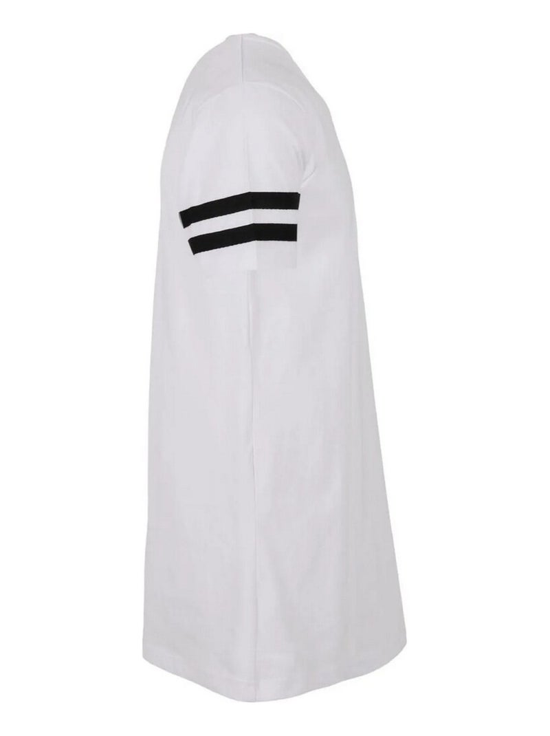 Build Your Brand - T-shirt motif/style à rayures Blanc - Kiabi