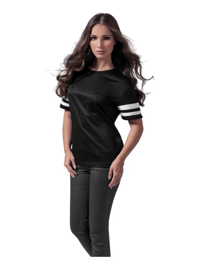 Build Your Brand - T-shirt motif/style à rayures Noir - Kiabi