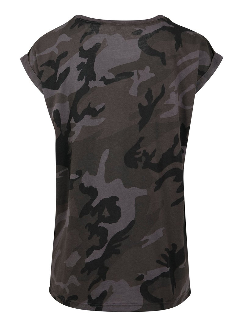 Build Your Brand - T-shirt motif/style camouflage Gris foncé - Kiabi