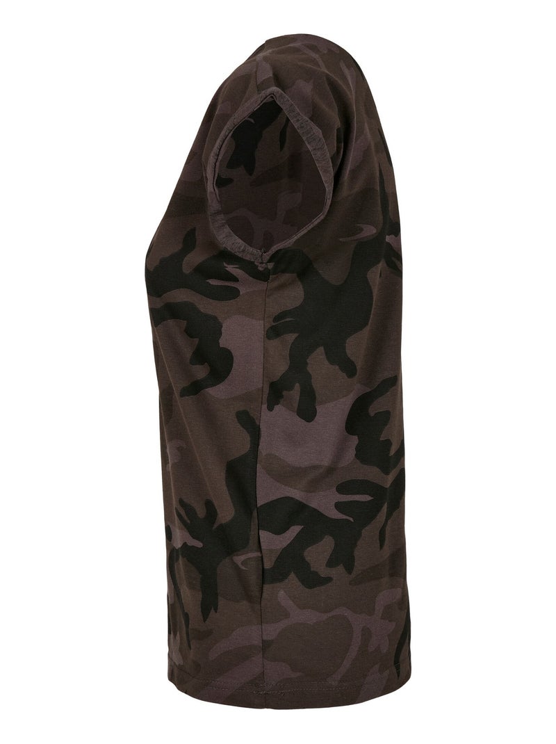 Build Your Brand - T-shirt motif/style camouflage Gris foncé - Kiabi