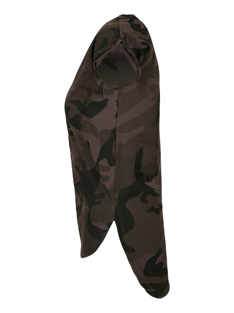 Build Your Brand - T-shirt motif/style camouflage Gris foncé - Kiabi