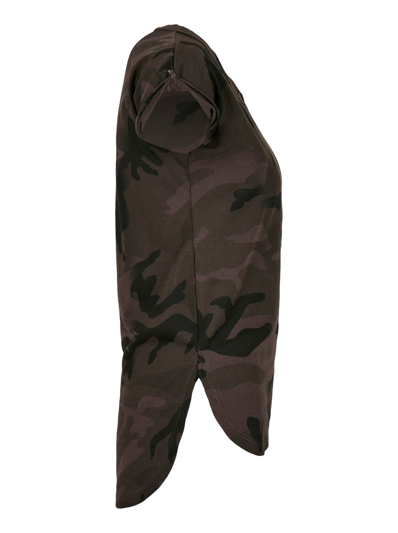 Build Your Brand - T-shirt motif/style camouflage Gris foncé - Kiabi