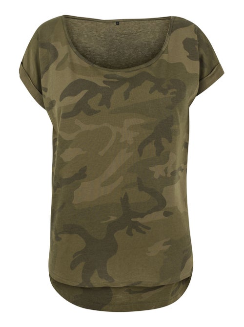 Build Your Brand - T-shirt motif/style camouflage - Kiabi