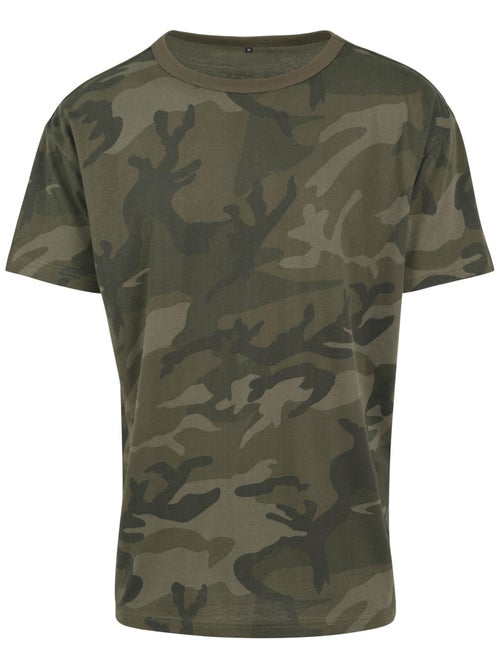 Build Your Brand - T-shirt motif/style camouflage - Kiabi