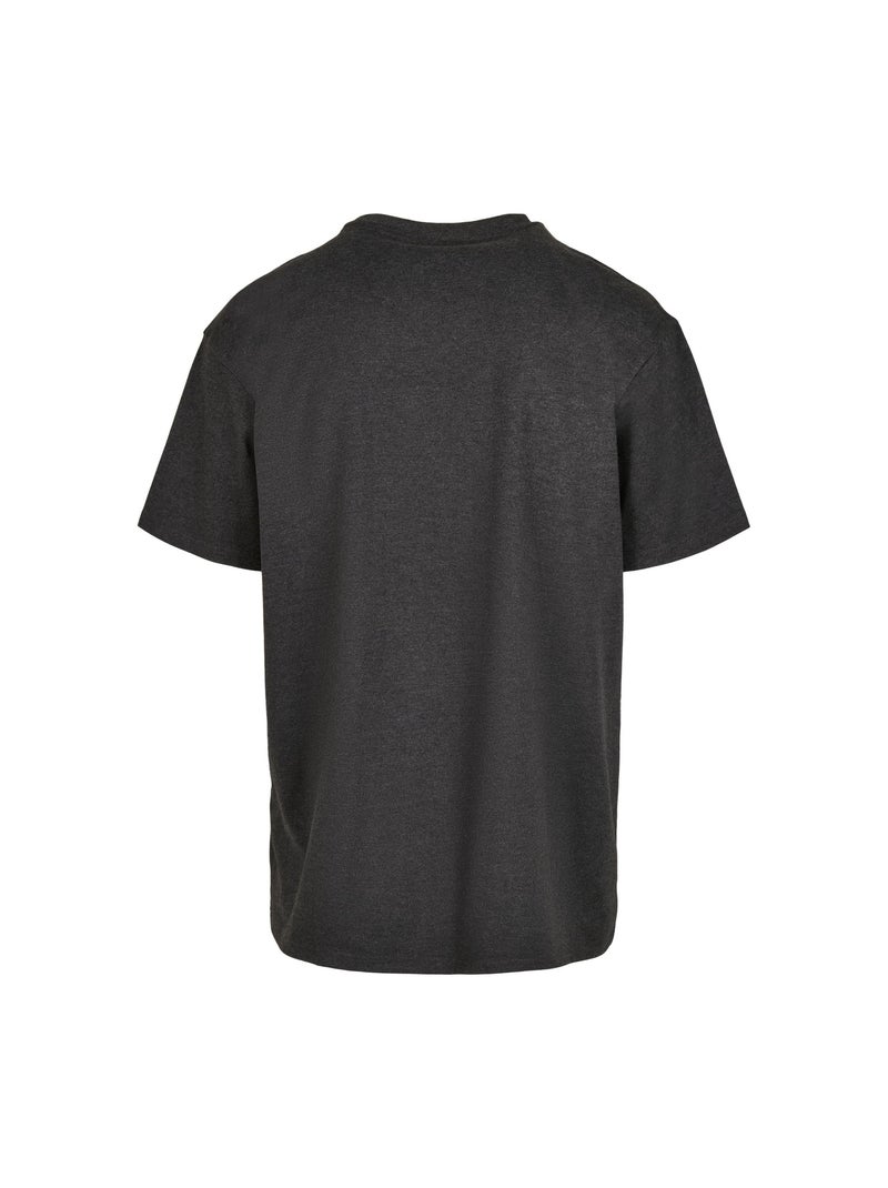 Build Your Brand - T-shirt motif/style Chiné Carbone - Kiabi