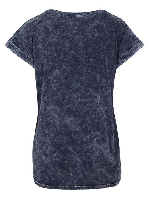 Build Your Brand - T-shirt motif/style délavé à l'acide - Kiabi
