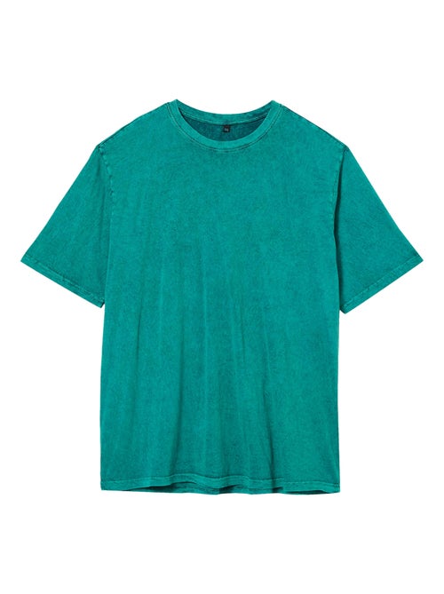 Build Your Brand - T-shirt motif/style délavé à l'acide - Kiabi