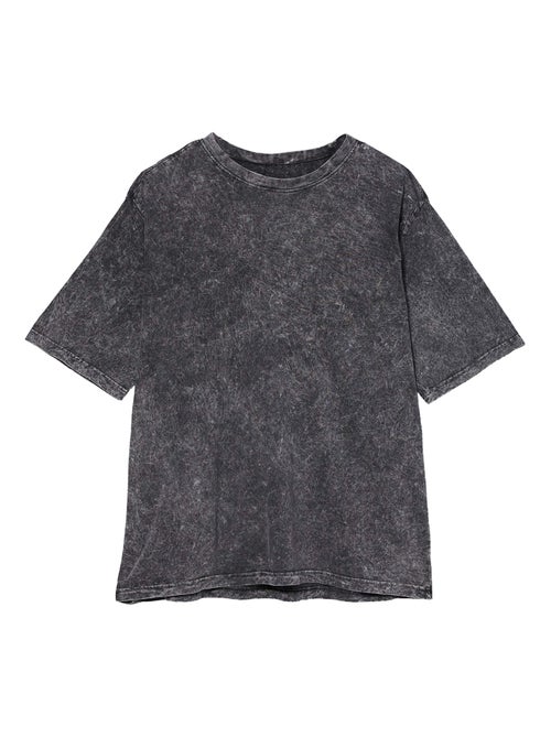 Build Your Brand - T-shirt motif/style délavé à l'acide - Kiabi
