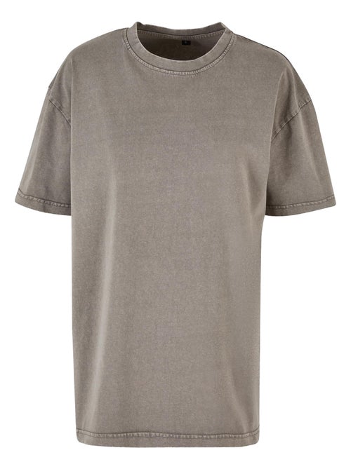 Build Your Brand - T-shirt motif/style délavé à l'acide - Kiabi