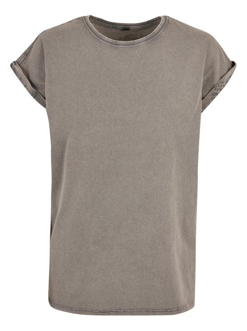 Build Your Brand - T-shirt motif/style délavé à l'acide - Kiabi