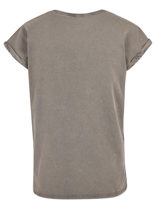 Build Your Brand - T-shirt motif/style délavé à l'acide - Kiabi