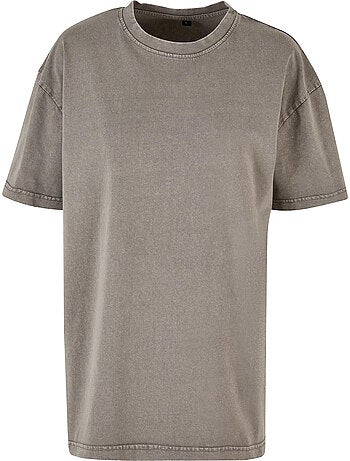 Build Your Brand - T-shirt motif/style délavé à l'acide