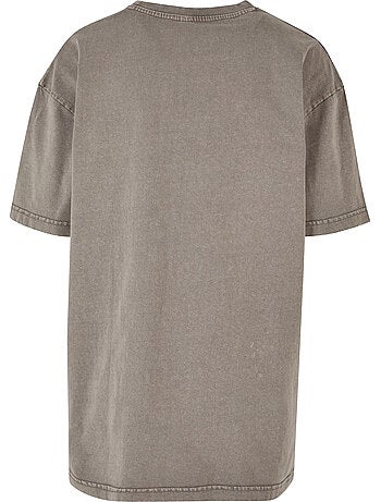 Build Your Brand - T-shirt motif/style délavé à l'acide