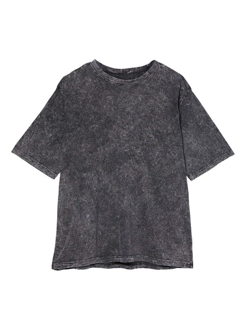 Build Your Brand - T-shirt motif/style délavé à l'acide - Kiabi